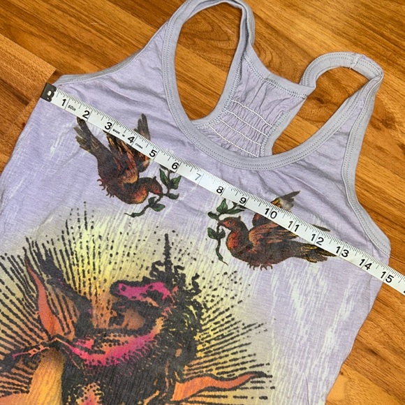 NWOT Butterfly Dropout Unicorn Tank Top - Picture 4 of 9